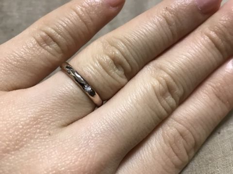 【SIENAROSE(シエナロゼ)の口コミ】 ロゼチナというオリジナルの素材に一番惹かれましたが、きれい目なデザイ…