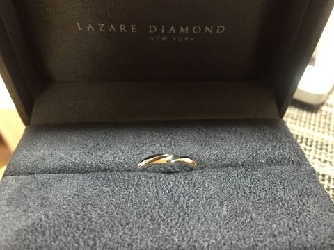 【ラザール ダイヤモンド(LAZARE DIAMOND)の口コミ】 いくつか指輪を見て回りましたが、指輪の光沢や質感、品の良さは他のお店…