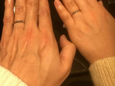 【ケイウノ ブライダル(K.UNO BRIDAL)の口コミ】 ①リトル・マーメイド
アリエルが好きなので海のイメージのリングが気に入…