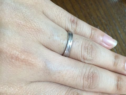 【エルメス(HERMES)の口コミ】 もともとHERMESが大好きだったので、結婚指輪は絶対にエルメスと決めてい…