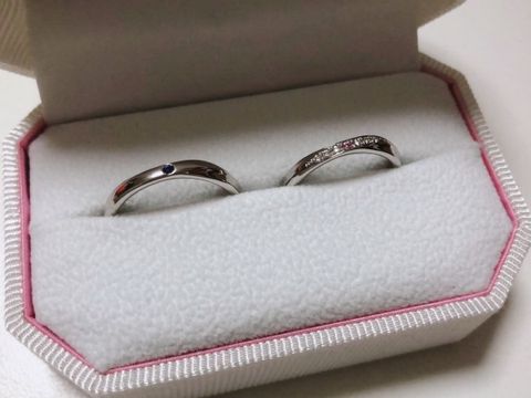 【SIND BAD(シンドバット)の口コミ】 自分達だけの結婚指輪が作りたかったので、セミオーダーで店舗の方と沢山…