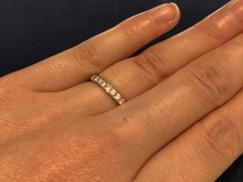 【4℃ BRIDAL(ヨンドシーブライダル)の口コミ】 プラチナ99.5の純度であるにもかかわらず、特殊な製法で硬度を保っている…