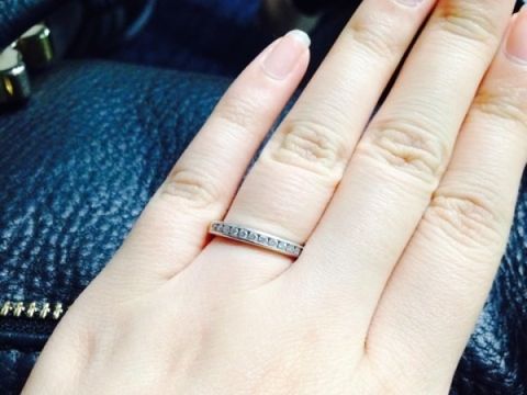 【ティファニー(Tiffany & Co.)の口コミ】 婚約指輪が少し派手目だったので結婚指輪はシンプルにしようと思っていま…