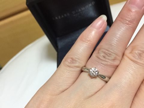 【ラザール ダイヤモンド(LAZARE DIAMOND)の口コミ】 特にブランドは決めずに、シンプルでダイヤの質が良い指輪を探していまし…