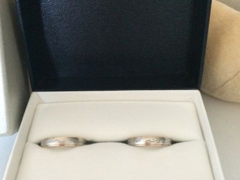 【ミルフローラ(Milluflora)の口コミ】 この指輪はお店で見て一目惚れで決めました。大好きなピンクゴールドが少…