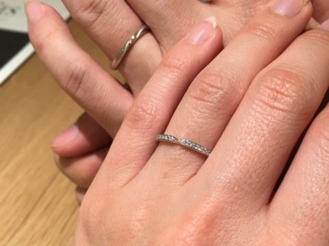 【BIJOUPIKO(ビジュピコ)の口コミ】 指が長く見えるビジュピコオリジナルのリングと迷ったのですが、元々スト…