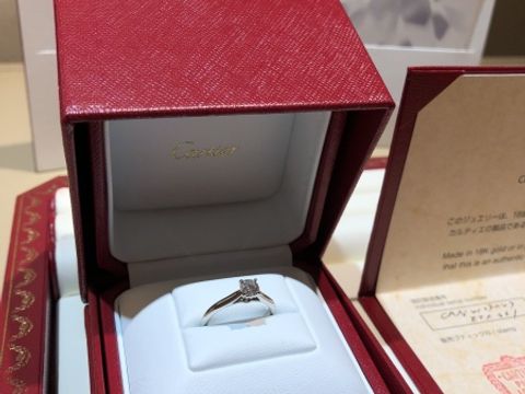 【カルティエ(Cartier)の口コミ】 旦那さんが一人で指輪を決める自信がなく２人で選びに行きました。婚約指…
