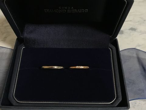 【銀座ダイヤモンドシライシの口コミ】 長く着用できるように、シンプルなデザインのものを探していました。リン…