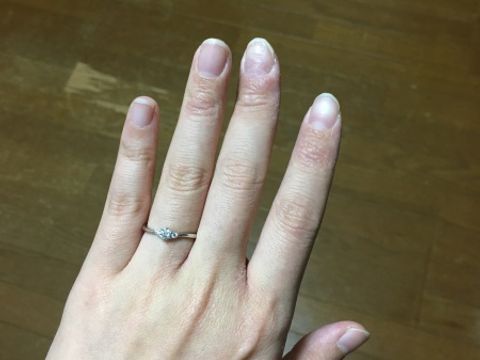 【アイプリモ(I-PRIMO)の口コミ】 彼がサプライズでプロポーズしてくれるために購入してくれていました。シ…