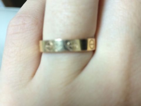 【カルティエ(Cartier)の口コミ】 普段使いできるものがいいと思い、カジュアルに付けられるラブリングを選…