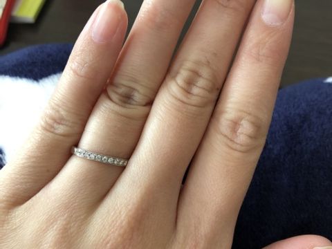 【4℃ BRIDAL(ヨンドシーブライダル)の口コミ】 彼がサプライズで買ってきてくれました！
決め手は彼にしかわからないので…