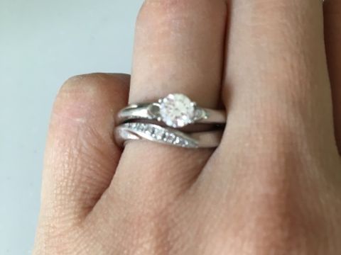 【１／ｆ エフブンノイチの口コミ】 ダイヤが輝いて見える特許を取っているので、光が当たるととてもキラキラ…