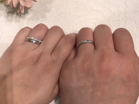 【ラザール ダイヤモンド(LAZARE DIAMOND)の口コミ】 初めは、シンプルななにも装飾もダイヤモンドもない指輪にしようと思って…