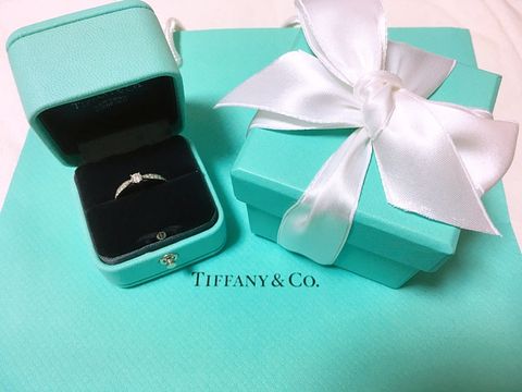 【ティファニー(Tiffany & Co.)の口コミ】 彼が選んでくれましたが、私の性格などを考えて、付けやすいように石は大…