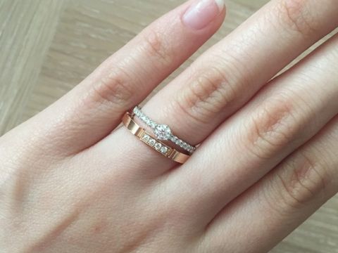 【カルティエ(Cartier)の口コミ】 ピンクゴールド、ゴールド、ホワイトゴールドの３色が大人の華やかさを感…