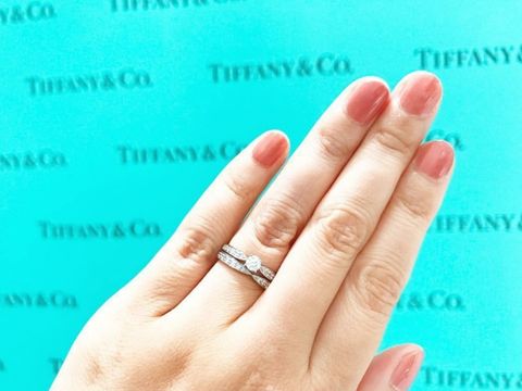 【ティファニー(Tiffany & Co.)の口コミ】 彼がゴールドが好きだったというので、初めはゴールドのカルティエリング…