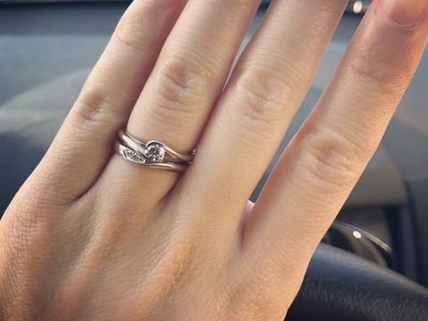 【銀座ダイヤモンドシライシの口コミ】 デザイン性はあまり高くありませんが、ダイヤモンドの品質や輝きがとても…