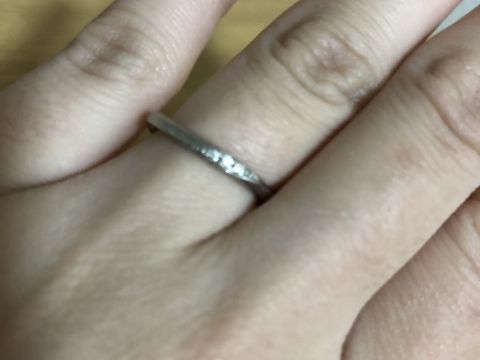 【canal4℃(カナルヨンドシー)の口コミ】 お揃いのセットがありましたのでこちらを選びました。私はスリムなデザイ…