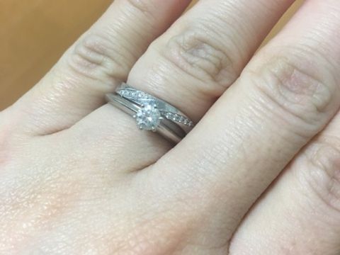 【ティファニー(Tiffany & Co.)の口コミ】 当初からあまり凝ったデザインではなくシンプルなデザインの指輪を探して…