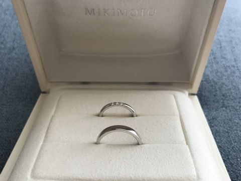 【MIKIMOTO(ミキモト)の口コミ】 デザインが好みであったこと。彼はシンプルなもの希望で、私はダイヤが少…