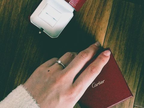 【カルティエ(Cartier)の口コミ】 イエベなのでシルバーやプラチナの色味がどうしても合わず悩んでおりまし…