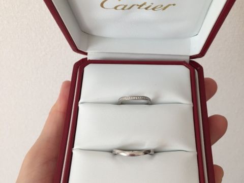 【カルティエ(Cartier)の口コミ】 男性も付けられるゴツくないデザインのものを探していて。普段のジュエリ…