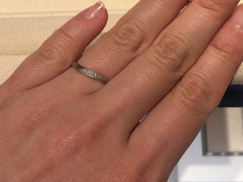 【ヴァンドーム青山(VENDOME AOYAMA)の口コミ】 値段もお手頃で、探していたウェーブタイプ、つや消し、ダイヤモンドあり…