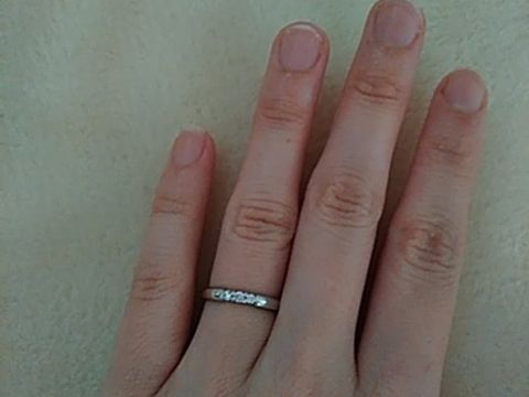 【宝寿堂(ほうじゅどう)の口コミ】 デザインがかわいく、一目惚れして購入してもらいました。指の長さや細さ…