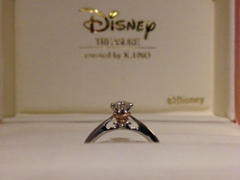 【ケイウノ ブライダル(K.UNO BRIDAL)の口コミ】 ディズニーモチーフで指輪を探している時に、友達にK.UNOを教えてもらった…