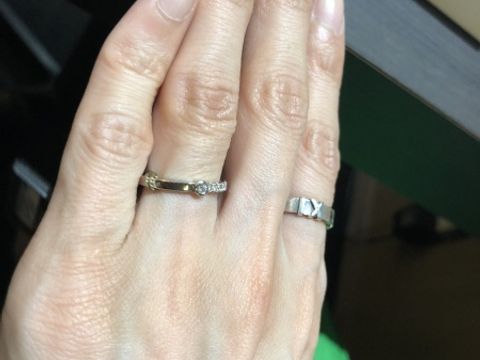 【DIYARTH(ディヤース)の口コミ】 マーキースという４通りのデザインが楽しめるものです。結婚指輪としては…