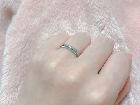 【ティファニー(Tiffany & Co.)の口コミ】 ダイヤ入りやハーモニーにも惹かれましたが、ずっと身につけているものな…