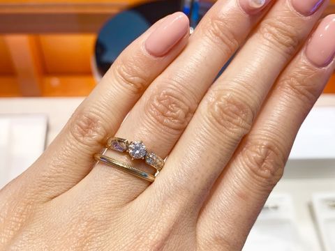 【俄(にわか)の口コミ】 ミル打ちは少し個性的なデザインかなと避けていましたが、実際に着けてみ…