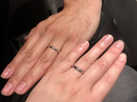 【ラザール ダイヤモンド(LAZARE DIAMOND)の口コミ】 結婚指輪=一石ダイヤモンド。ラザールダイヤモンドのダイヤモンドは本当に…