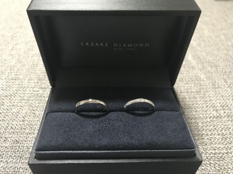 【ラザール ダイヤモンド(LAZARE DIAMOND)の口コミ】 ダイヤモンドがキラキラと輝くエタニティーがいいなと思いラザールさんに…