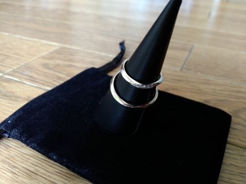 【ラザール ダイヤモンド(LAZARE DIAMOND)の口コミ】 仕事の都合上、お互い毎日つけることができないため、休日につけて気分が…