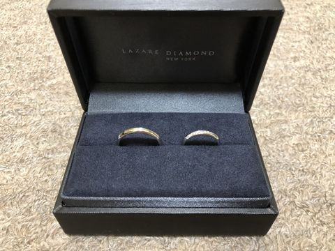 【ラザール ダイヤモンド(LAZARE DIAMOND)の口コミ】 様々なデザインがあるなか、自分の好みや指に似合った形を担当の方が選定…