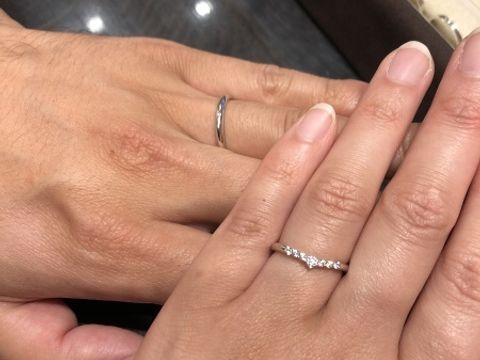 【ケイウノ ブライダル(K.UNO BRIDAL)の口コミ】 デザインは可愛いです。笑。女性はこんなにデザインがあるのに男性はシン…