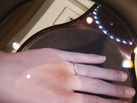 【アイプリモ(I-PRIMO)の口コミ】 ダイヤモンドがとても綺麗だった。それぞれの指輪に名前と意味が込められ…