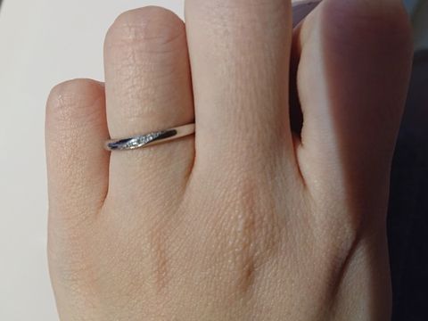 【TRECENTI(トレセンテ)の口コミ】 すでに他の店で婚約指輪を購入していたため、それに合うデザインの結婚指…