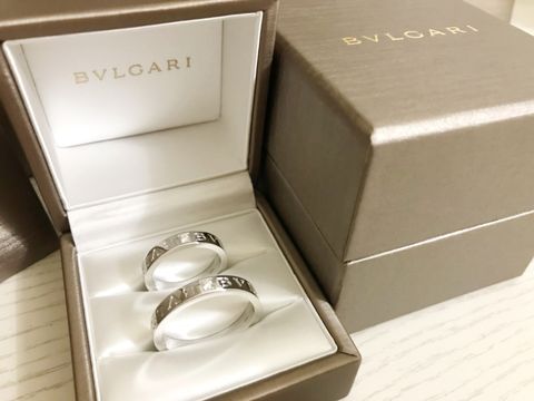 【ブルガリ(BVLGARI)の口コミ】 気品溢れるブルガリ・ブルガリリング。トレードマークのブランドロゴとダ…
