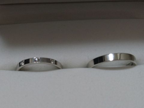 【PILOT BRIDAL(パイロットブライダル)の口コミ】 男性用がフラットなデザインでアレルギーが出にくい物をと希望して、いく…