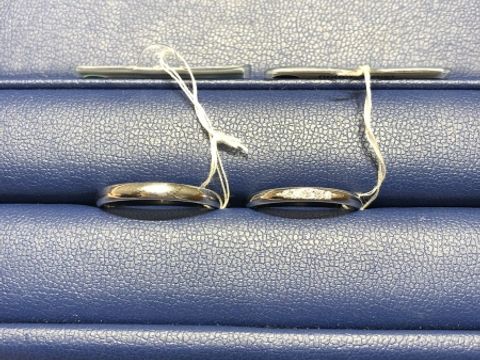 【銀座ダイヤモンドシライシの口コミ】 彼がシンプルなものを希望していて、できればそれとペアに見えるダイヤ付…