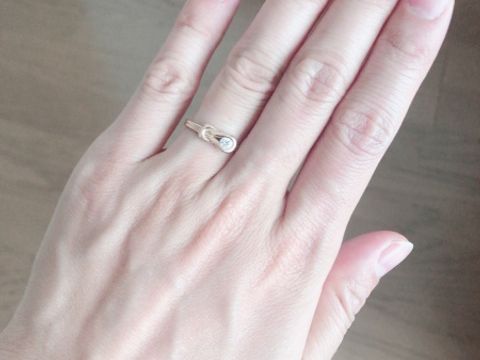 【FOREVERMARK(フォーエバーマーク)の口コミ】 ずっと欲しかったフォーエバーマークのエンコルディアリング。婚約指輪は…