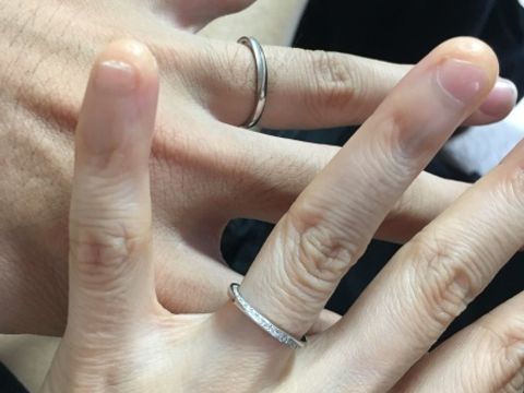 【銀座ダイヤモンドシライシの口コミ】 3号サイズの指に合う細身の指輪を探していたのですが、こちらの商品は華奢…