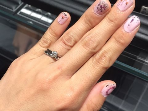 【エクセルコダイヤモンド(EXELCO DIAMOND)の口コミ】 インスタで見て、レースのようなルミうちのデザインに一目惚れしました！…