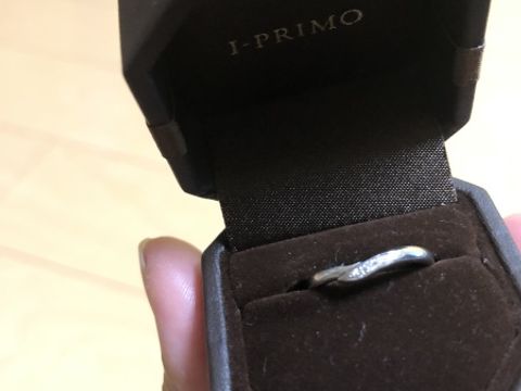 【アイプリモ(I-PRIMO)の口コミ】 華奢なリングがよく、こちらをオススメされました。
実際につけてみたら、…