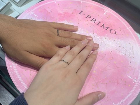 【アイプリモ(I-PRIMO)の口コミ】 ナパイアは、かなり細めのリングになっていて指が華奢に見えます。デザイ…