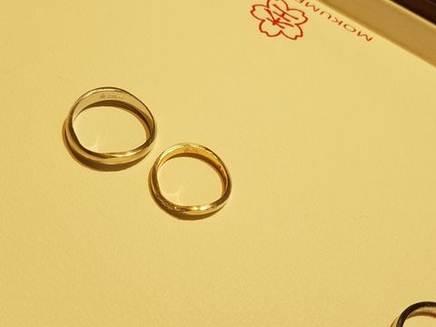 【杢目金屋(もくめがねや)の口コミ】 写真で見た感じははっきり模様だったけど、実際目て見るとそんなにくっき…