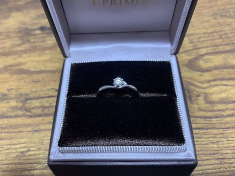 【アイプリモ(I-PRIMO)の口コミ】 キラキラしすぎるのは嫌で…そもそもダイヤの指輪自体苦手だと思い…