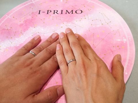 【アイプリモ(I-PRIMO)の口コミ】 鍛造で丈夫なところや、ダイヤの品質が良く、サイズを問わず、どのダイヤ…